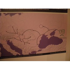 Map showing the spread of the use of Steppe-style harness